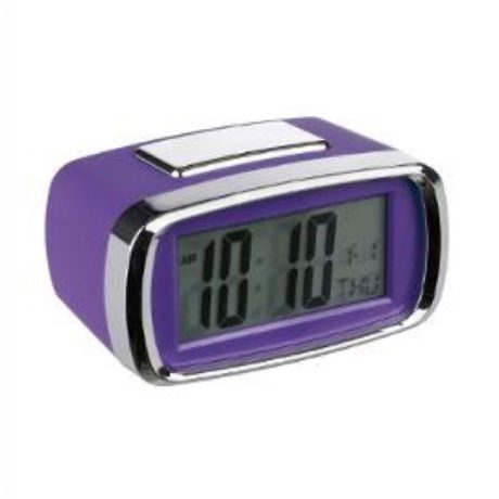 Reloj despertador digital Lila