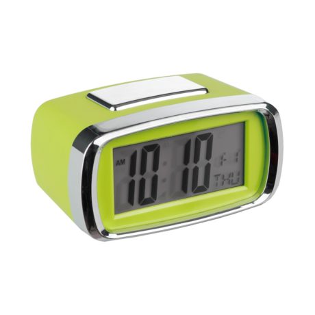 Reloj despertador digital Verde